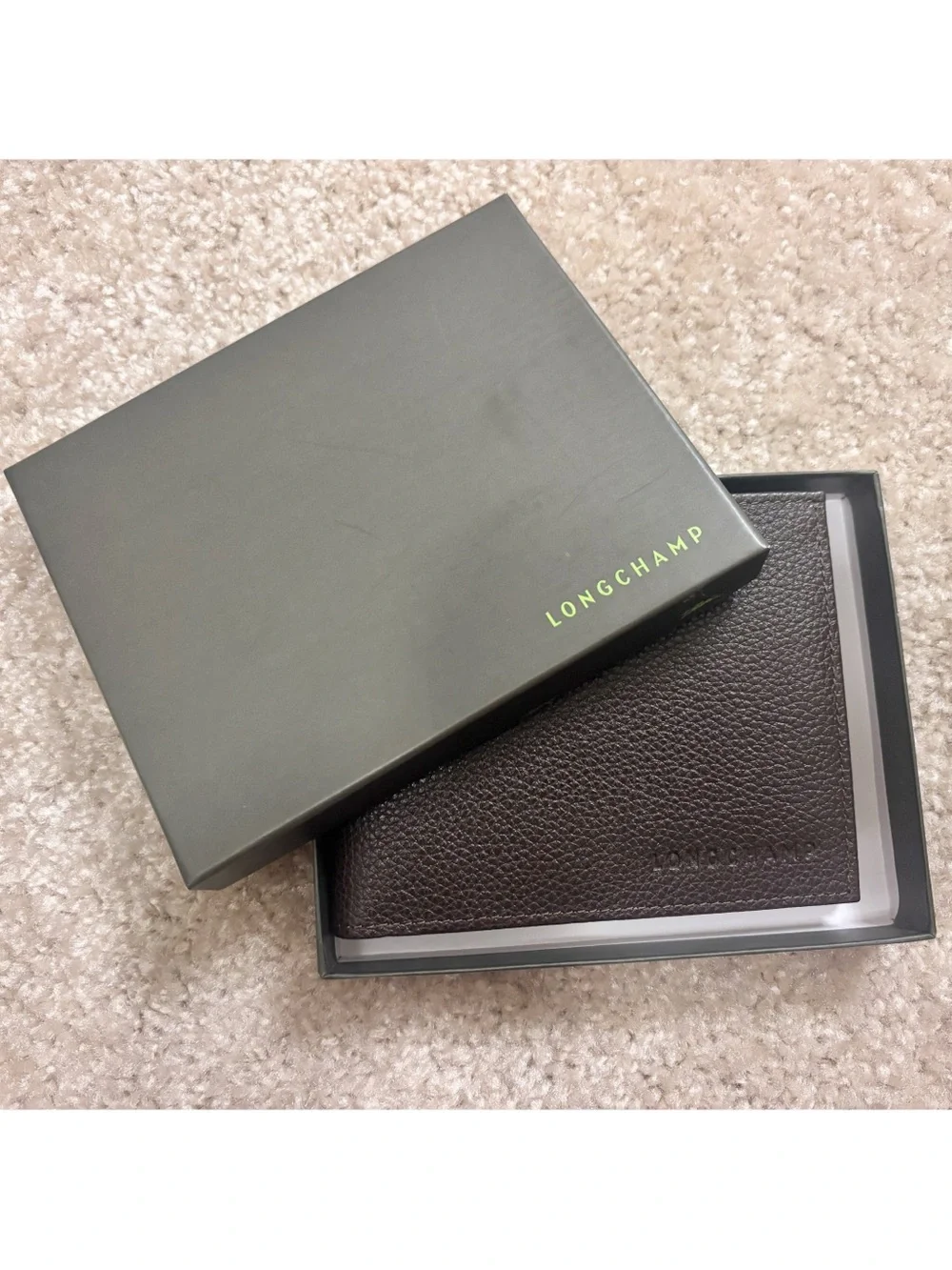 NEW Longchamp Men’s Leather Wallet